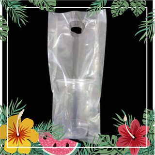 Túi 2 cốc đựng cốc trà sữa - trà chanh và túi T đựng 1 cốc