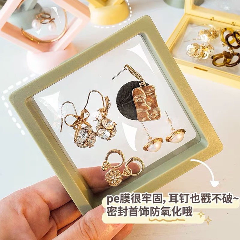 Hộp đựng trang sức trong suốt chống oxy hóa tùy chọn màu sắc F260