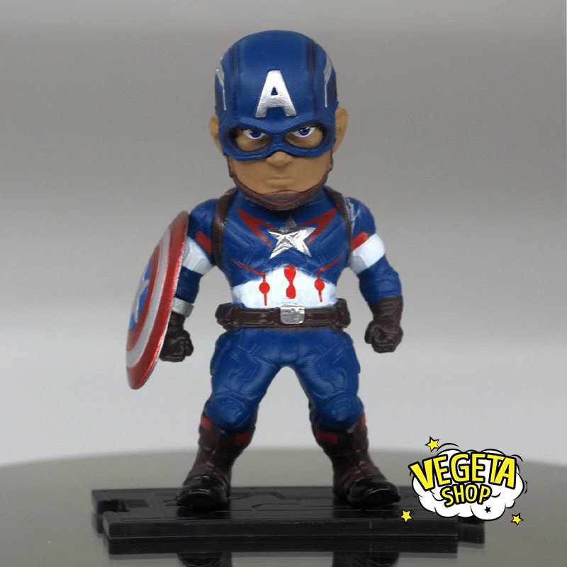 Mô hình Avengers Marvel - Hulk Iron Man Captain Spider Man Thanos Wakanda Black Panther - Siêu anh hùng - Cao 10~11cm