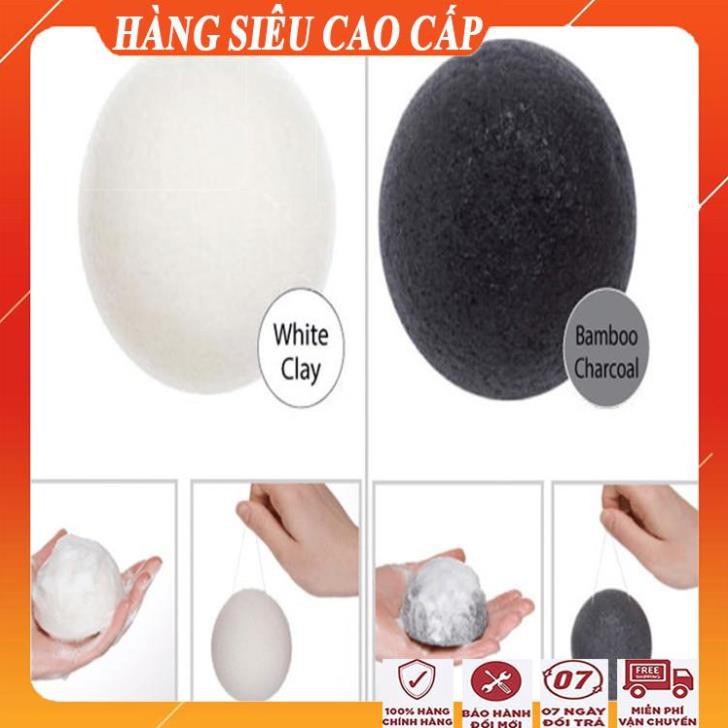 [HÀNG XỊN - FreeShip] Miếng bọt biển rửa mặt tạo bọt thải độc tố/miếng mút rửa mặt đa năng sidumi tẩy da chết cao cấp