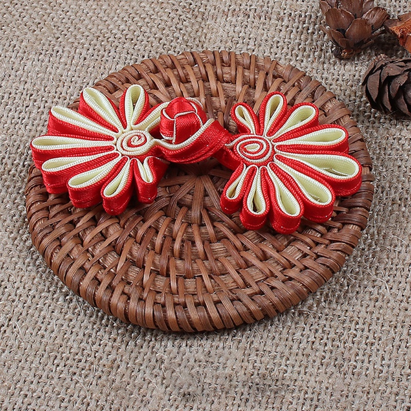 Nút Thắt Kiểu Sườn Xám Trung Hoa Bằng Vải Satin Dệt Kim Đính Nút Thắt Nút ​Thắt Nút Cho Áo Khoác