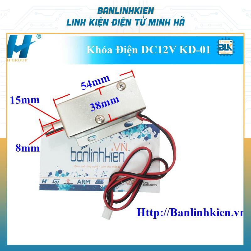 Khóa Điện DC12V KD-01