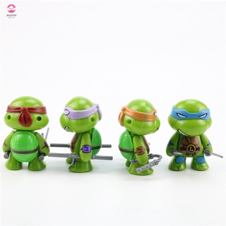 Set 4 Mô Hình Ninja Rùa Đồ Chơi Cho Bé