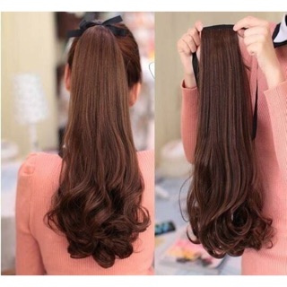 Tóc buộc xoăn duôi dài 45cm