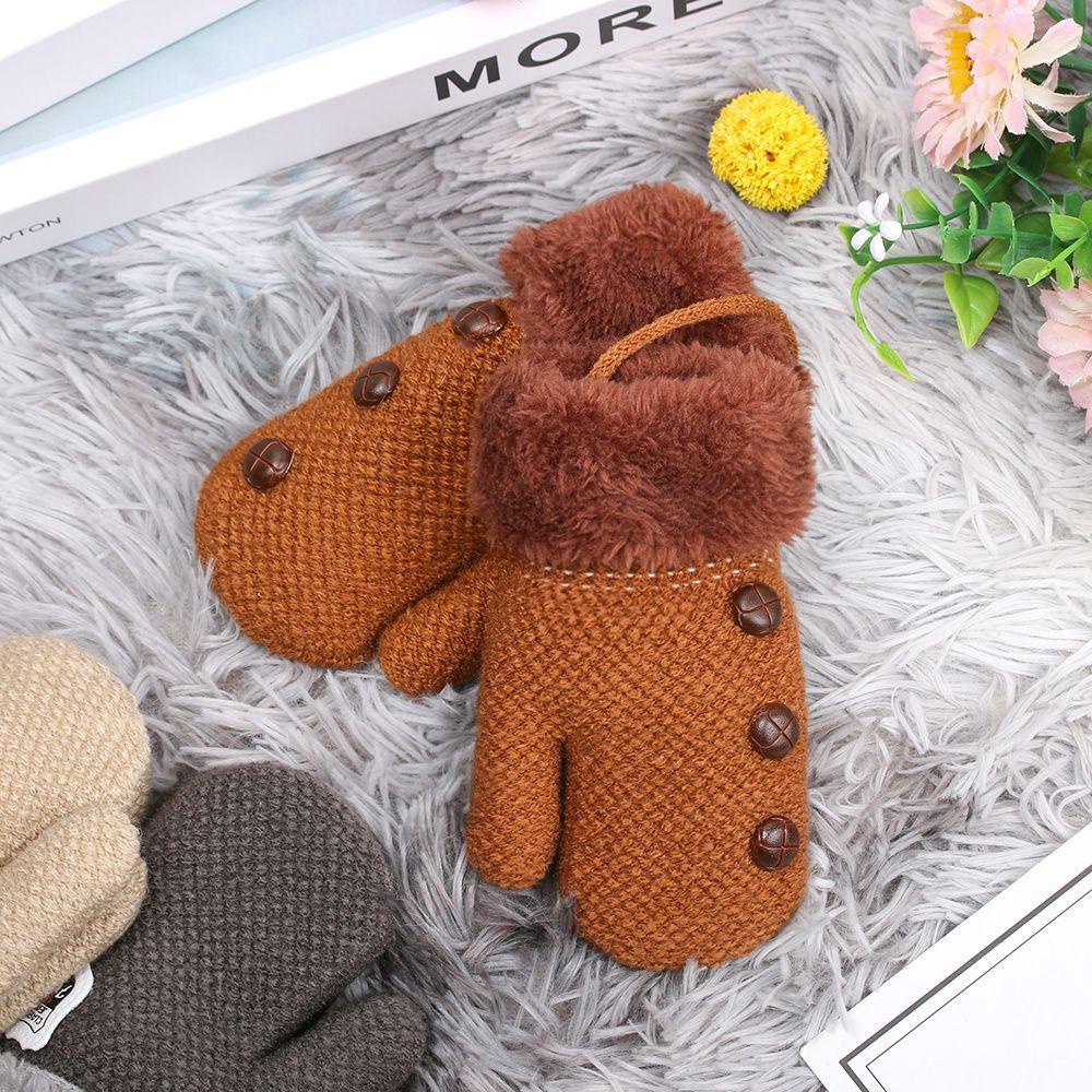 Găng Tay Giữ Ấm Hoạt Hình Dễ Thương Cho Bé