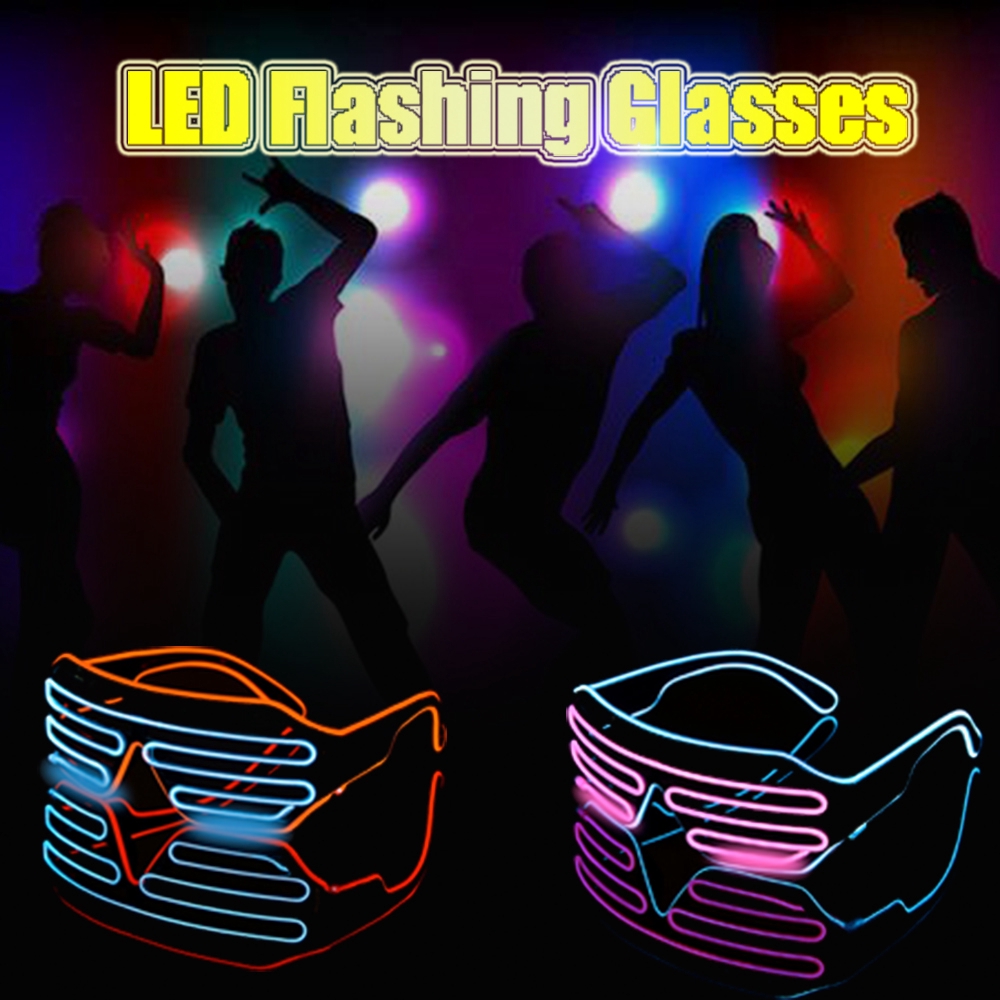 Mắt kính dự tiệc có đèn LED phát sáng độc đáo