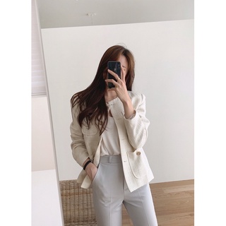 [Order] Áo khoác dạ tweed lót lụa