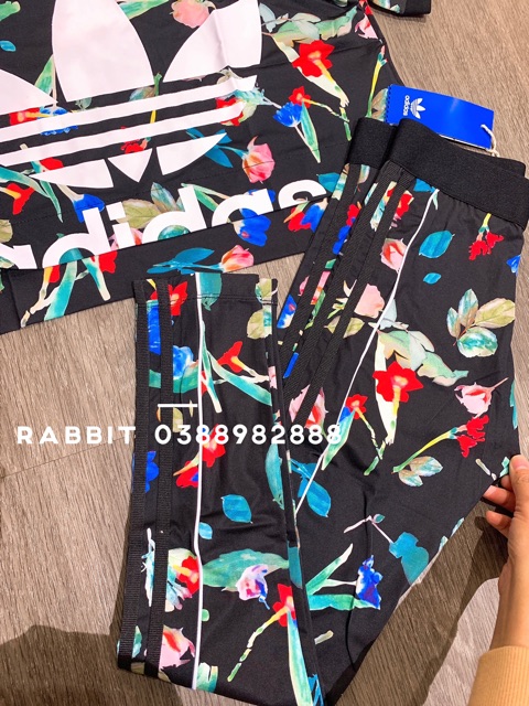 Áo crotop và quần legging hoa lá( HÀNG SALE KO ĐỔI TRẢ)