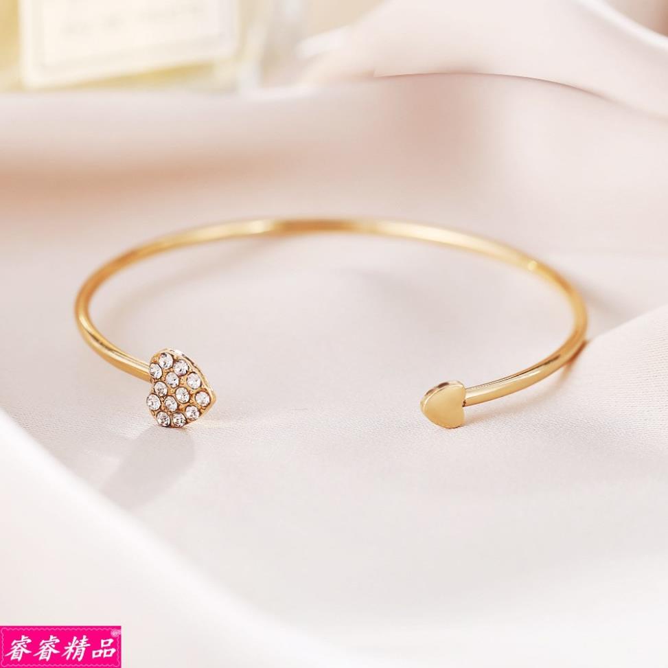 Lắc tay vòng tay trái tim nữ đẹp Hàn Quốc i61