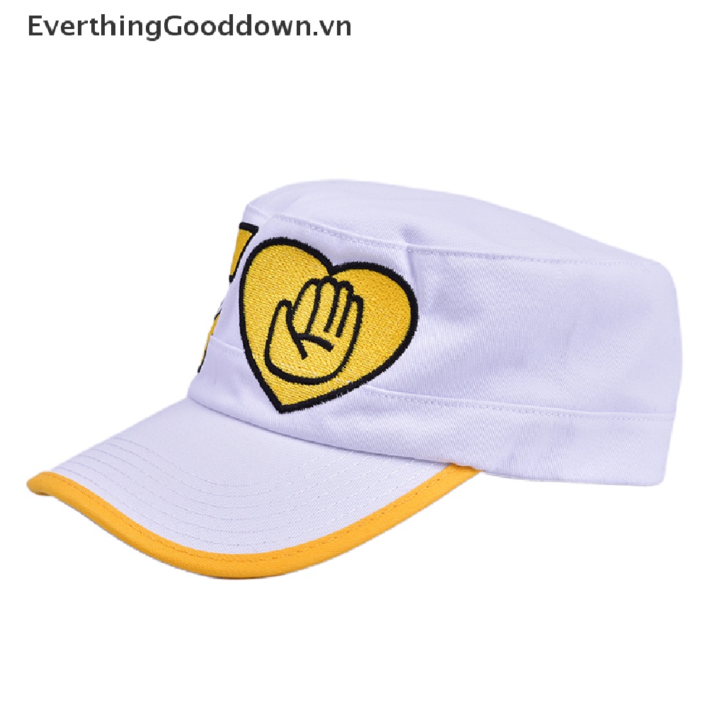 Everthinggooddown Mũ Lưỡi Trai Hóa Trang Hoạt Hình JOJO Quân Đội Kujo Jotaro Xung Quanh