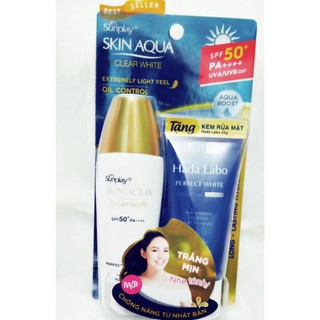 Kem chống nắng dưỡng da trắng mịn Sunplay Skin Aqua 25g