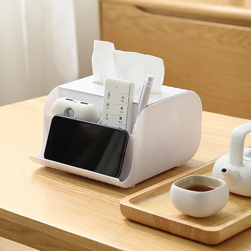 Hộp Đựng Khăn Giấy / Điều Khiển Từ Xa Đa Năng Hình Chú Voi Dễ Thương