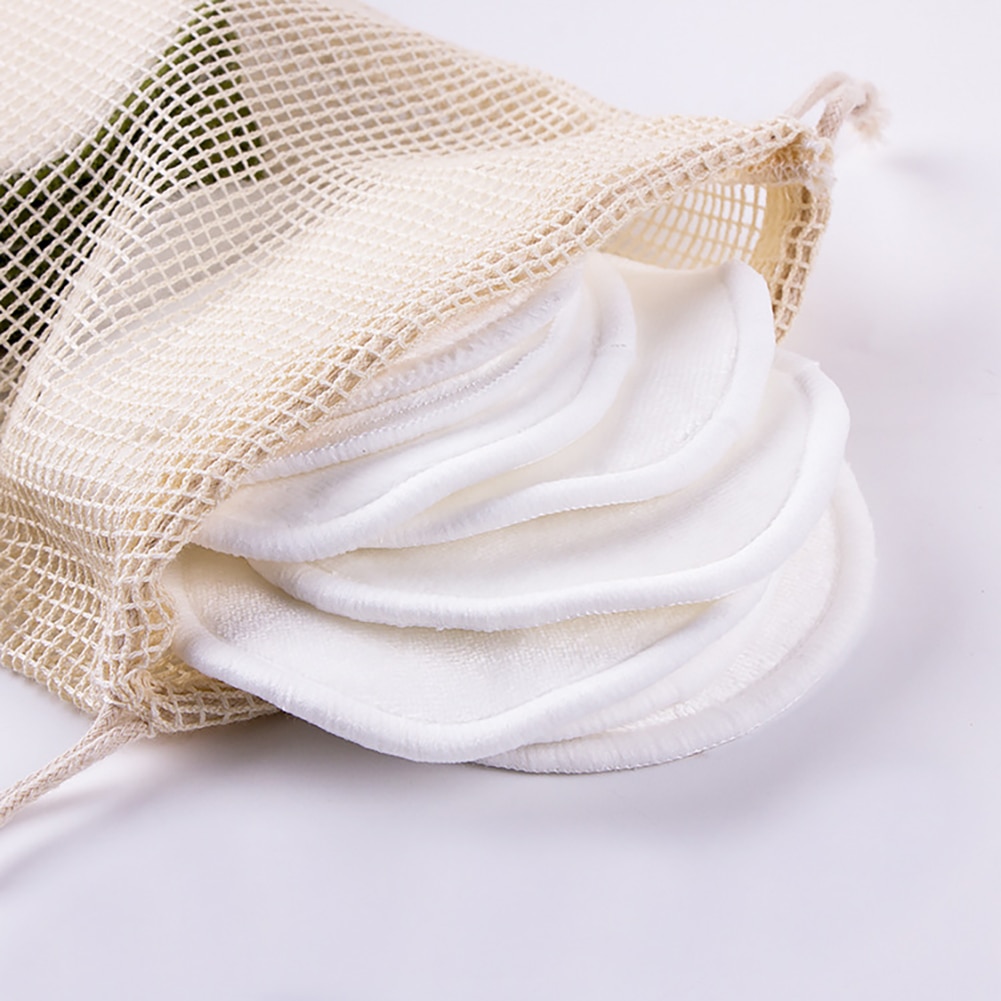 Bông tẩy trang bằng Cotton sợi nhỏ có thể giặt và tái sử dụng