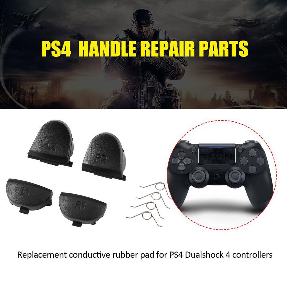 AUGUSTINA Nút Bấm Cao Su Cho Tay Cầm Chơi Game PS4 L2 R2