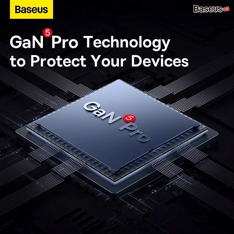 Củ Sạc Nhanh Công Suất Cao Baseus GaN5 Pro Fast Charger C+U 100W Kèm Cáp C to C ( PD Quick-Charge-4.0-QC-3.0-PD-AFC-FCP)