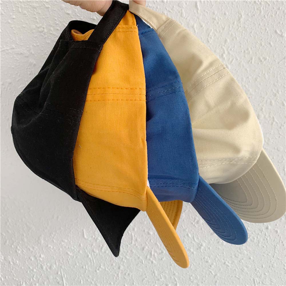 Mũ Lưỡi Trai Vải Cotton Thêu Chữ M Phong Cách Hip Hop Thời Trang