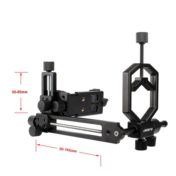 SVBONY SV180 Bộ chuyển đổi Kính viễn vọng Điện thoại Holeder với Nền tảng Micro-motion và Điều chỉnh Cần gạt Giá đỡ