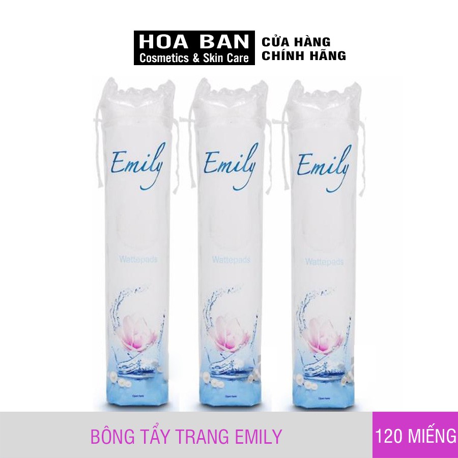 Bông tẩy trang Emily 120 miếng Đức - HB0020