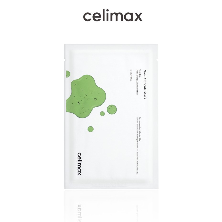 Mặt nạ sáng mịn da CELIMAX Ampoule Noni Noni Energy Chăm sóc da chất lượng cao 5 Miếng/10 Miếng