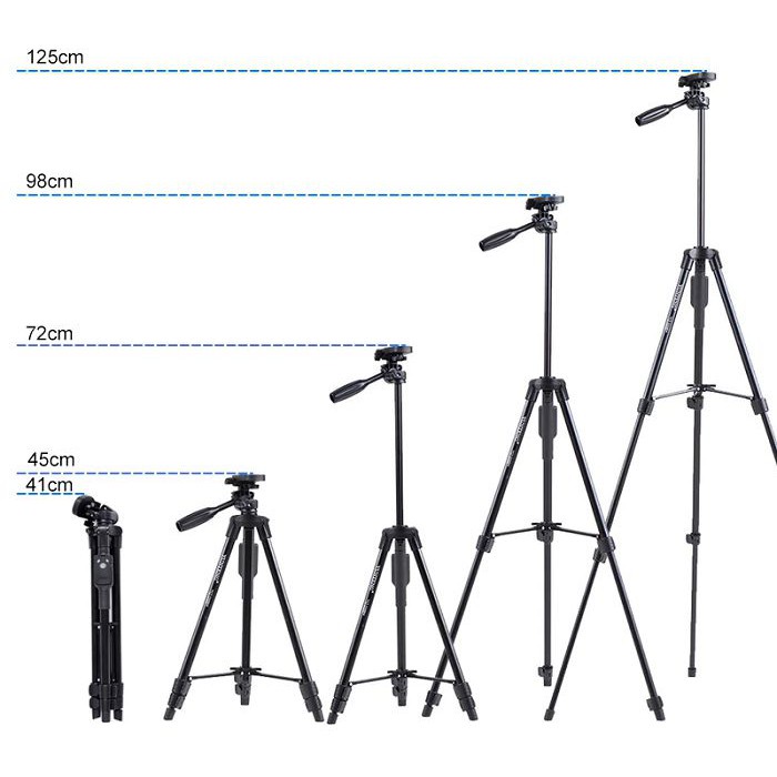 Chân máy ảnh tripod Yunteng VCT-5208