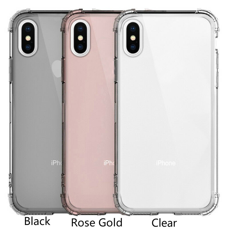 For IPhone 12 11Pro Max Heavy Duty Protection Case  Four Corner Strengthen Silicon Clear Case