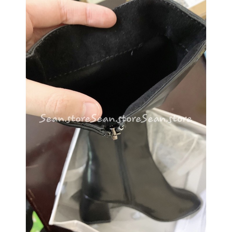 💓[ SẴN BE 35/39 ] Bốt Nữ- Bốt Cao Gót Nữ Form Đứng Dáng Kéo Khoá Cạnh Thời Trang | BigBuy360 - bigbuy360.vn