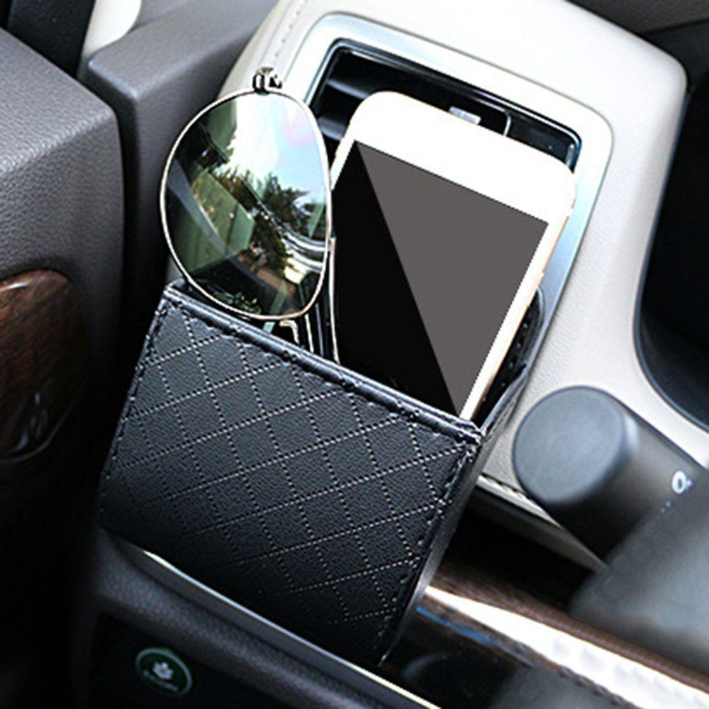 MYRONGVN Túi Da PU Đựng Vật Dụng Tiện Lợi Trên Xe Ô Tô Ốp