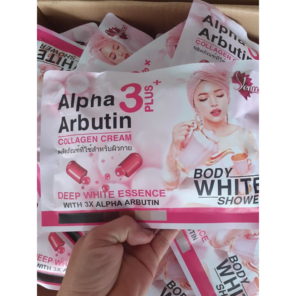 Ủ Trắng Body Alpha Arbutin Cream 3Plus+[ THÁI LAN] mẫu mới nhất