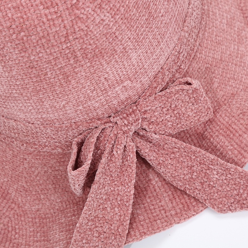 Mũ bucket nữ chất nhung mịn hoạ tiết gắn đá , phụ kiện thời trang nữ