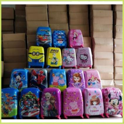 Vali kéo trẻ em 2 mặt in cao cấp(sẵn) 4.8 ( bảo hành 5N)