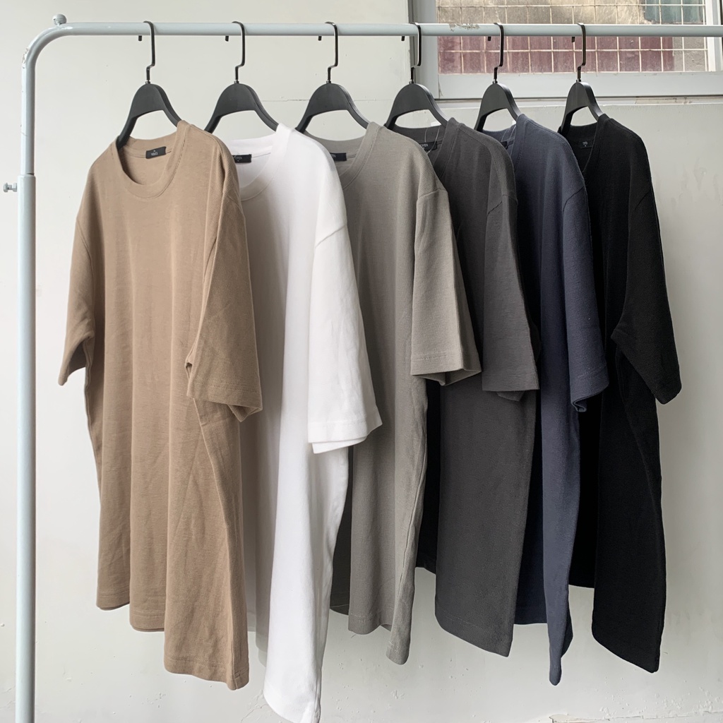 Áo phông Topten Man Waffle Textured Hàn Quốc Chính Hãng