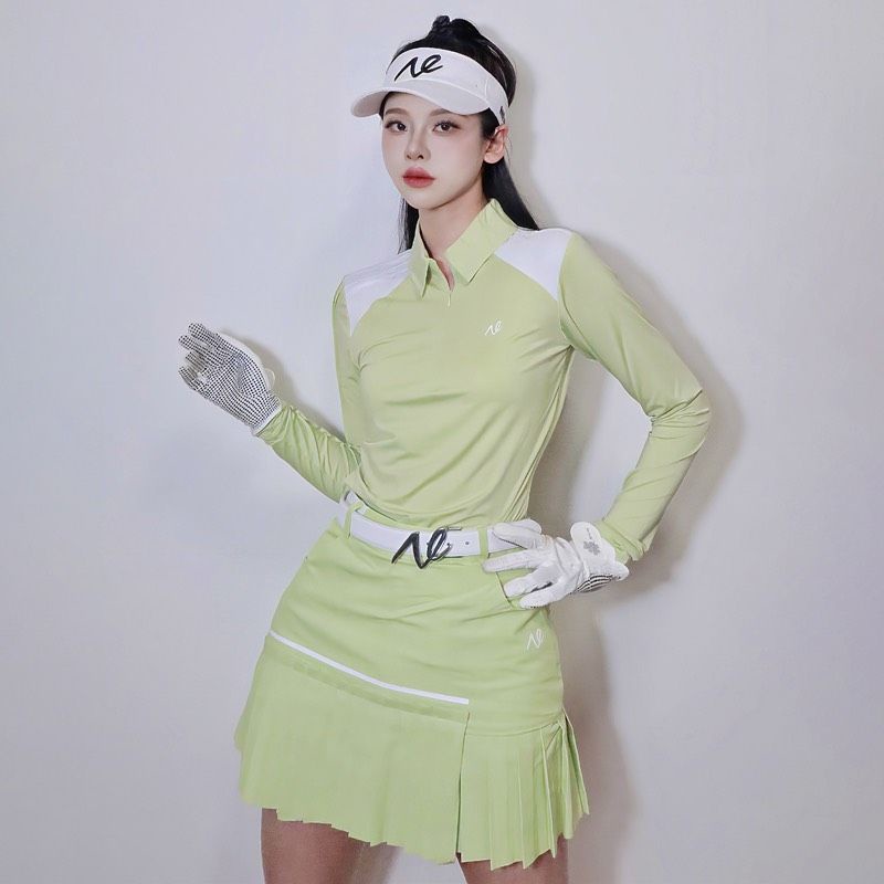 Golf set áo váy nữ NE dài tay cao cấp