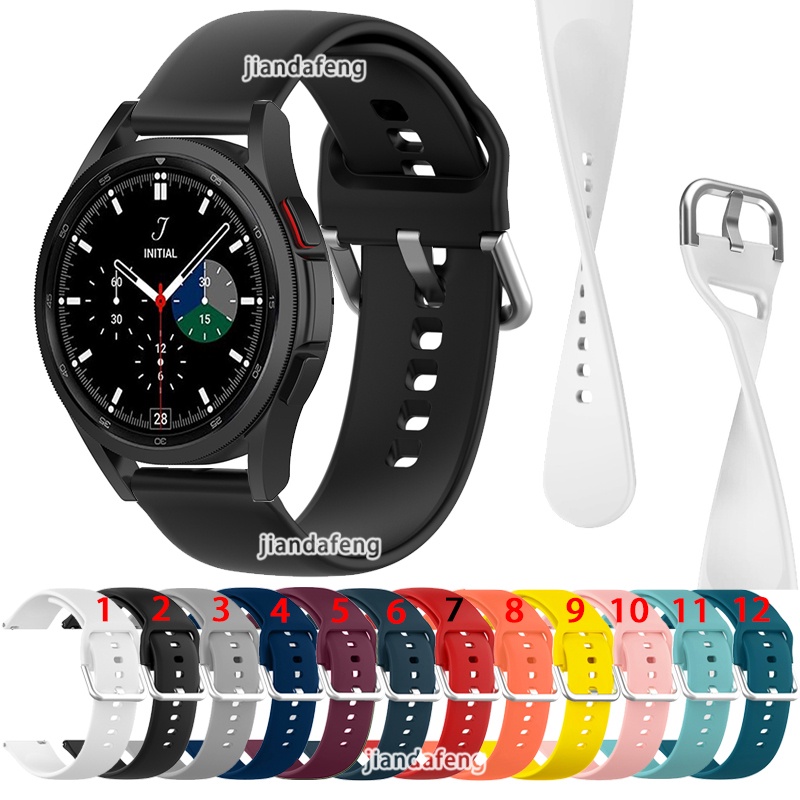 Dây Đeo Silicone Cho Đồng Hồ Thông Minh Samsung Galaxy Watch 4 Classic 42/46mm 40/44mm