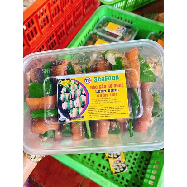 lươn cuốn thịt hôp 500gr ❤️GIÁ SỈ❤️ đặc sản nghệ An thơm ngon béo mềm