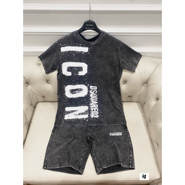 Bộ Cộc Tay Mùa Hè Nam Cotton Loang Màu