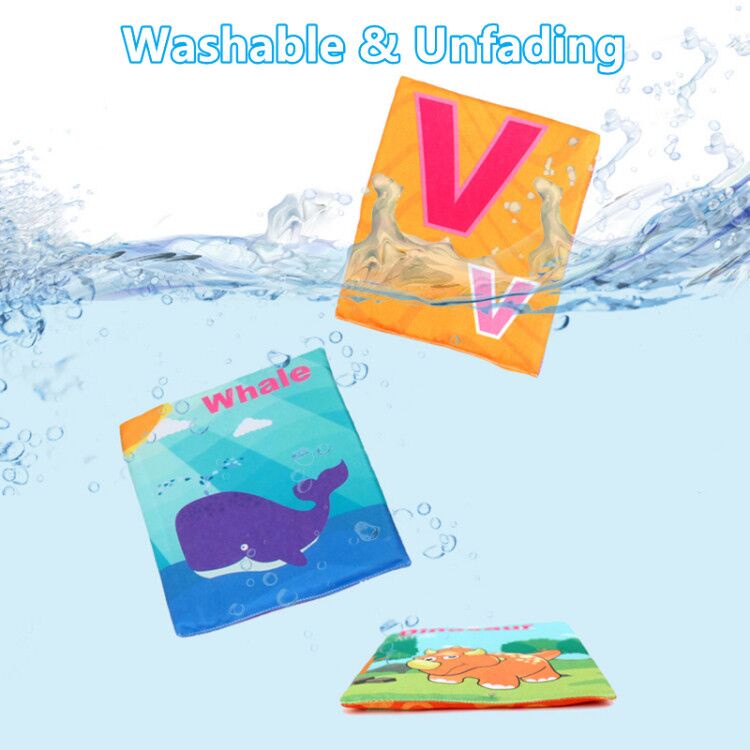 Sách Vải Học Chữ Cái Có Thể Giặt Sạch Dành Cho Trẻ Em