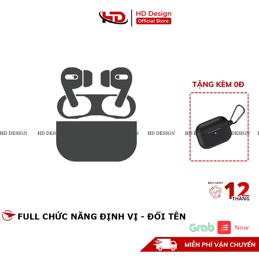 Tai Nghe Không Dây Bluetooth HD Pro , Tai Nghe Bluetooth - Định Vị - Đổi Tên - Bass Cực Hay - Pin Cực Trâu