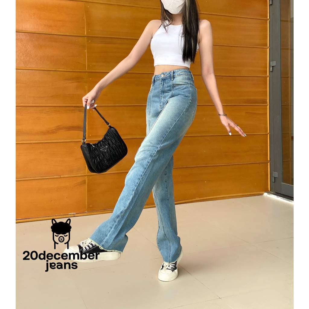 Quần ống suông MINA jeans 20decemberjeans mã 1026