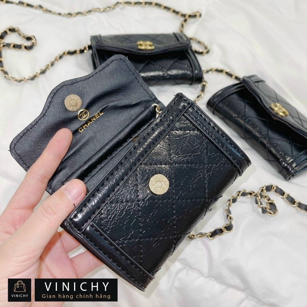 Ví nữ ngắn cầm tay, đựng thẻ, điện thoại, chìa khóa dùng đi chơi đi học VINICHY, da cao cấp size 12cm HA016