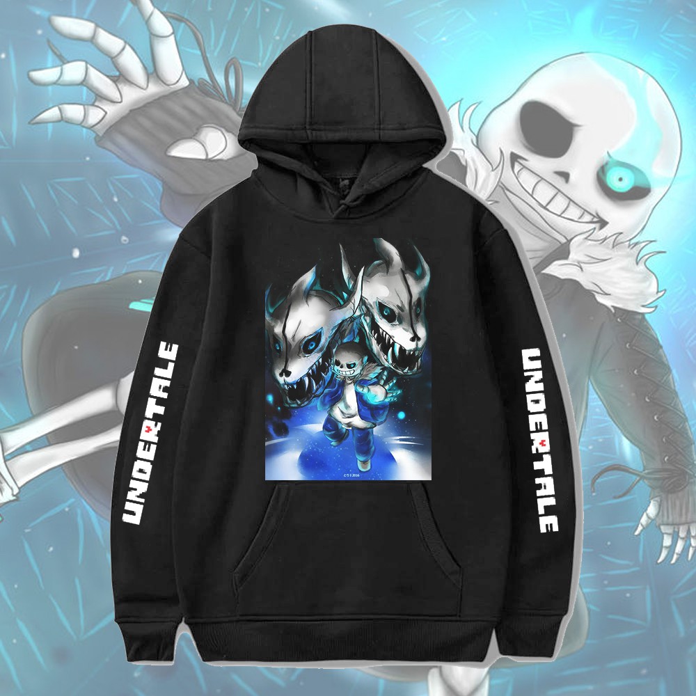 Mẫu áo Hoodie in hình bé Sans được yêu thích, giá rẻ nhất