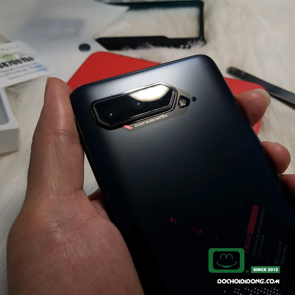 Miếng dán cường lực camera Asus Rog Phone 5 / 5 Ultimate nguyên liệu nhựa nano cao cấp