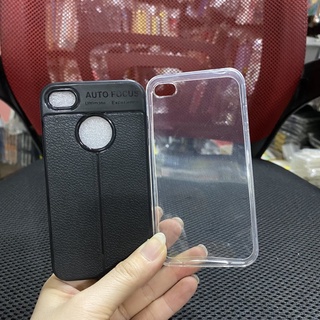 Ốp iphone 4/4S ,5/5S/5Se dẻo đen kiểu da