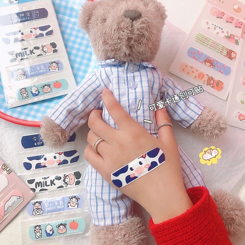 Lẻ miếng băng dán cá nhân hoạt hình dễ thương 1k, urgo cute đáng yêu