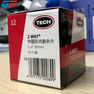 Hộp miếng vá săm lốp tech 12 - dòng miếng vá săm lốp siêu bền chuyên dụng cho xe máy, xe ô tô uy tín thương hiệu giá tốt