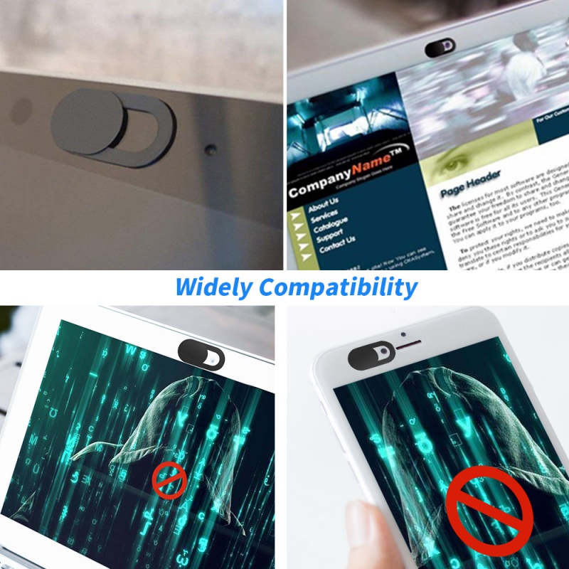 1/5/10/20 Nắp che webcam FONKEN siêu mỏng dạng trượt bảo vệ riêng tư cho laptop/máy tính bảng/điện thoại