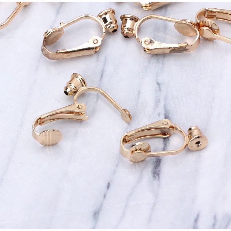 Set 10 Kẹp Cố Định Bông Tai Không Cần Khoan Lỗ Tiện Dụng