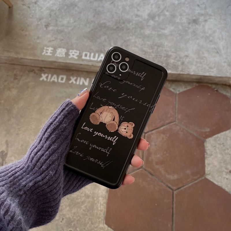 Ốp điện thoại họa tiết gấu thời trang cho Iphone 12pro Max 12mini 11pro Max X Xs Max Xr Se 2020 7 8+ | BigBuy360 - bigbuy360.vn