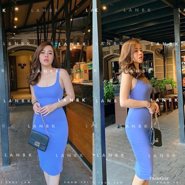 ☢️☢️Đầm body midi ZR