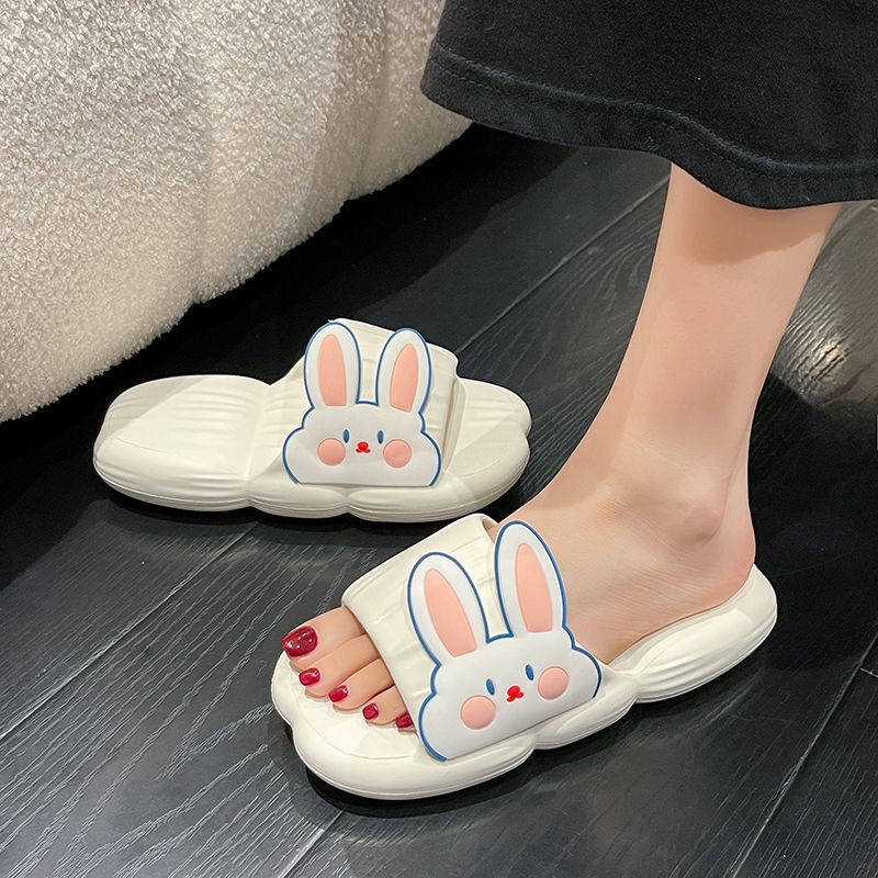 Dép thời trang nữ móng ngựa mẫu thỏ dễ thương fullsize