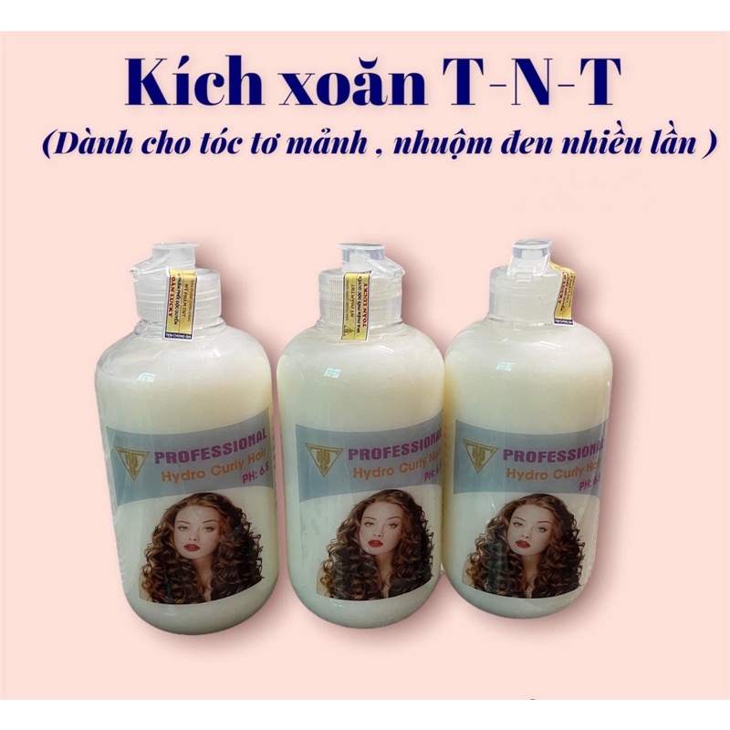 Kích xoăn TNT, kích xoăn tóc Hydro Curly Hair 450ml chính hãng công ty TNT, thuốc uốn tóc, thuốc làm xoăn tóc đơn giản